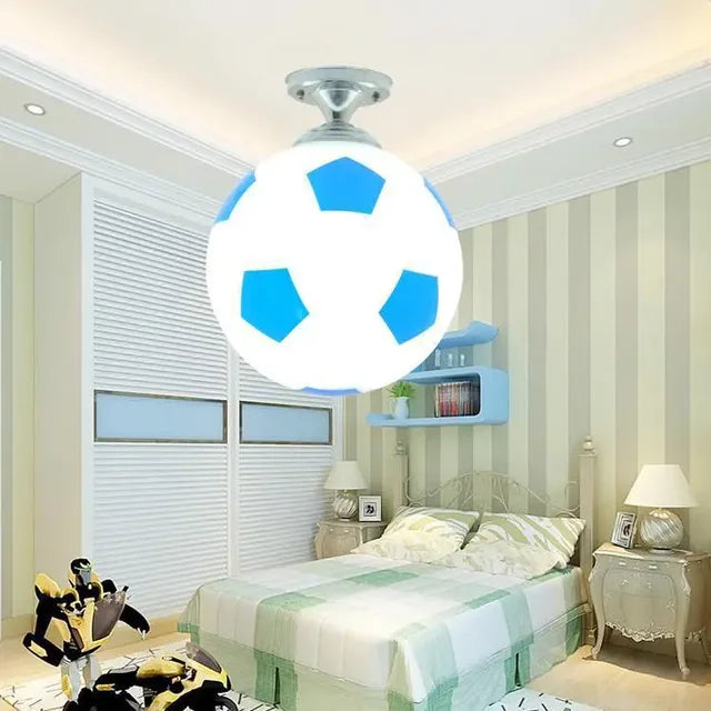 BowLift | Playful Football Ceiling Lamp - GoalBright
