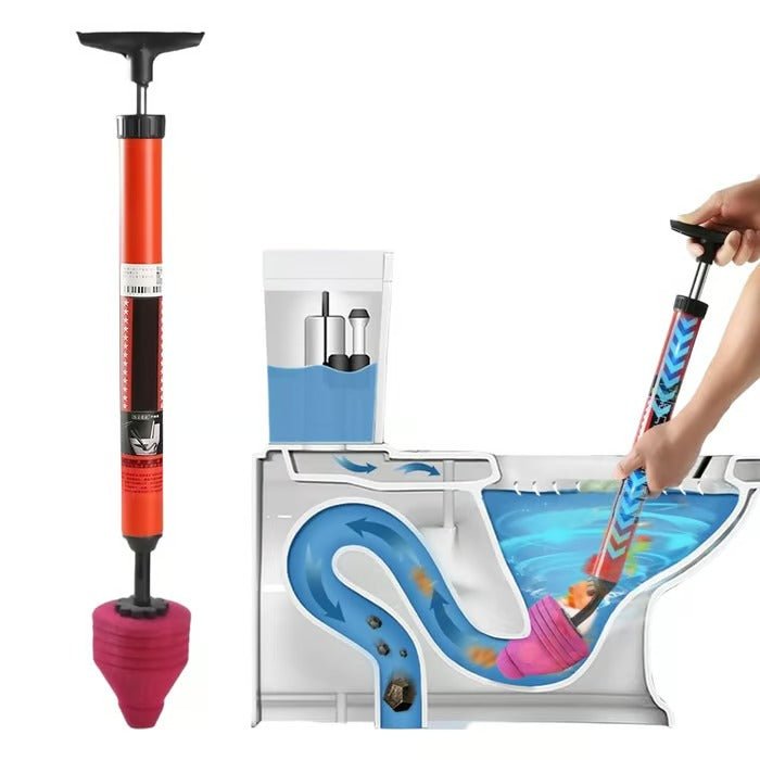 BowLift | PLUNGAIR – High-Pressure Toilet Unblocker for Effective Clog Removal