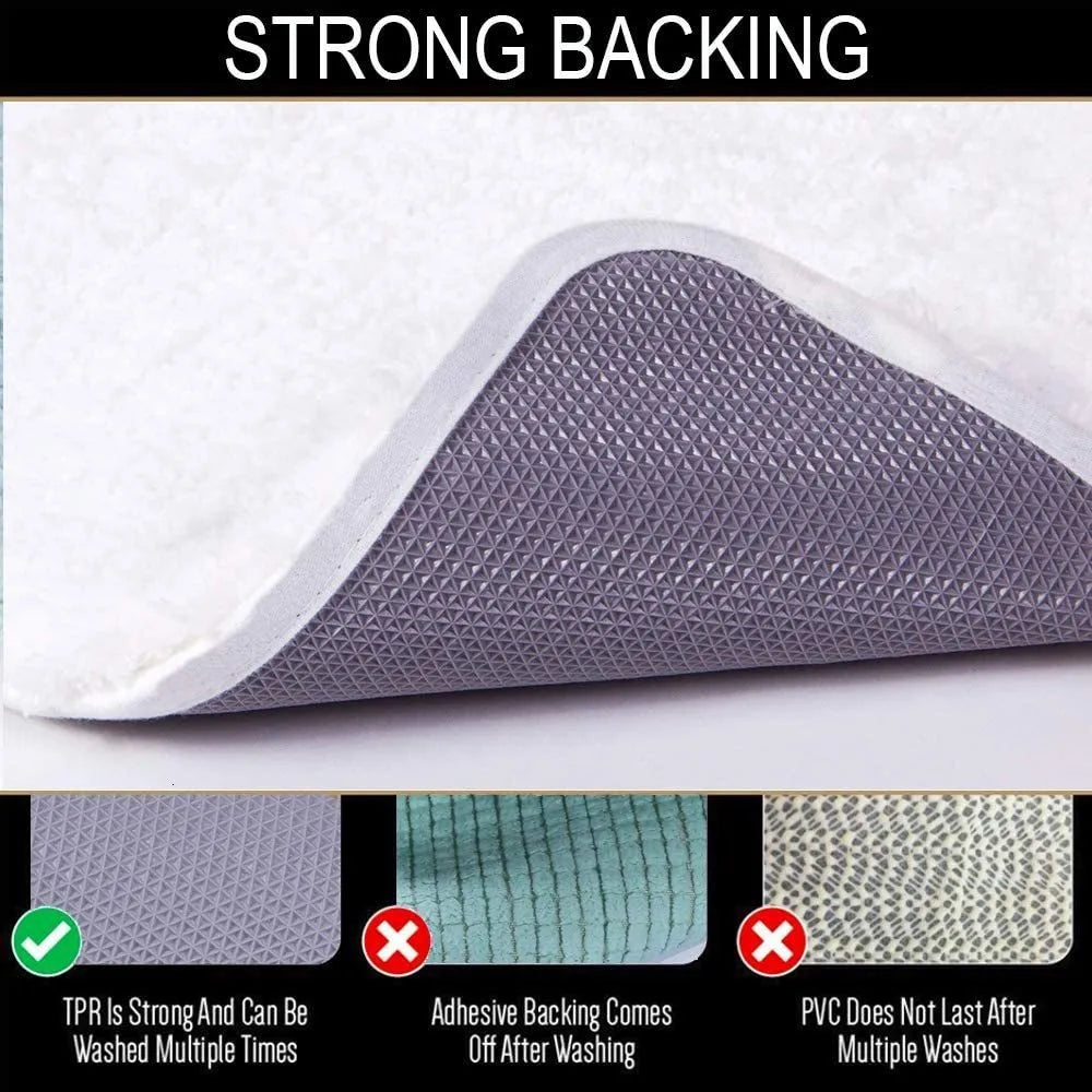 BowLift | Bath Mat Plush Soft Non Slip Rug