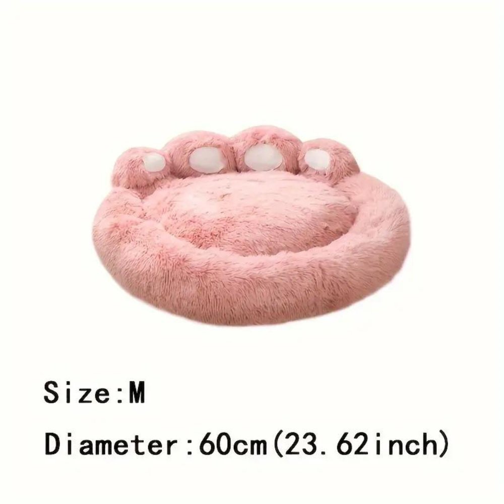 PlushHaven • Plush Paw - Shaped Dog Bed - Dog Bed - BowLift