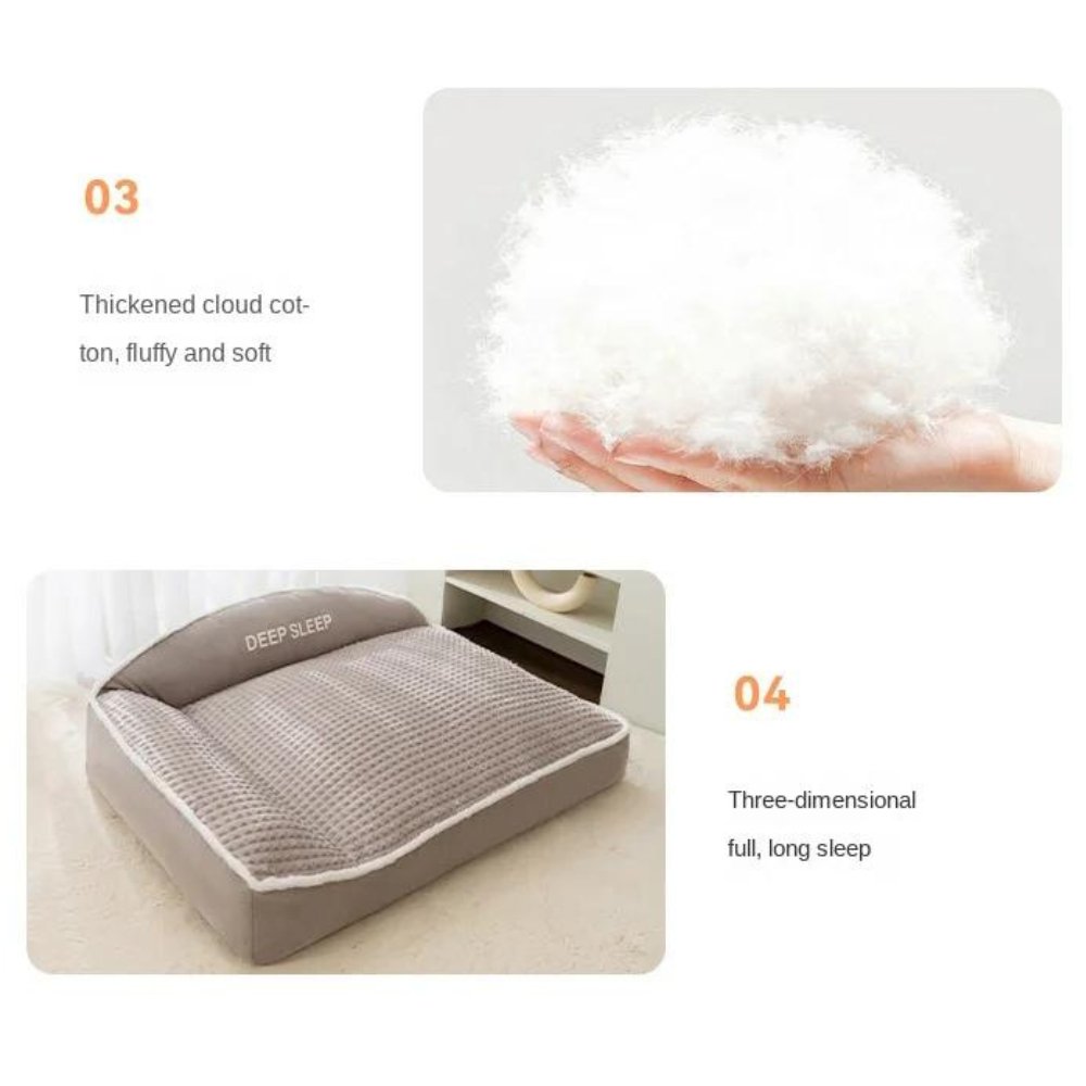 PlushPal • Comfortable Dog Sofa Cushion - Dog Bed - BowLift