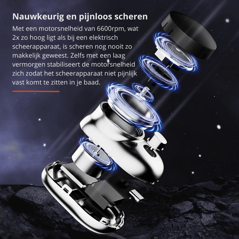 BowLift | Pocketshave – Compact Waterproof Travel Razor for Quick & Smooth Shaving