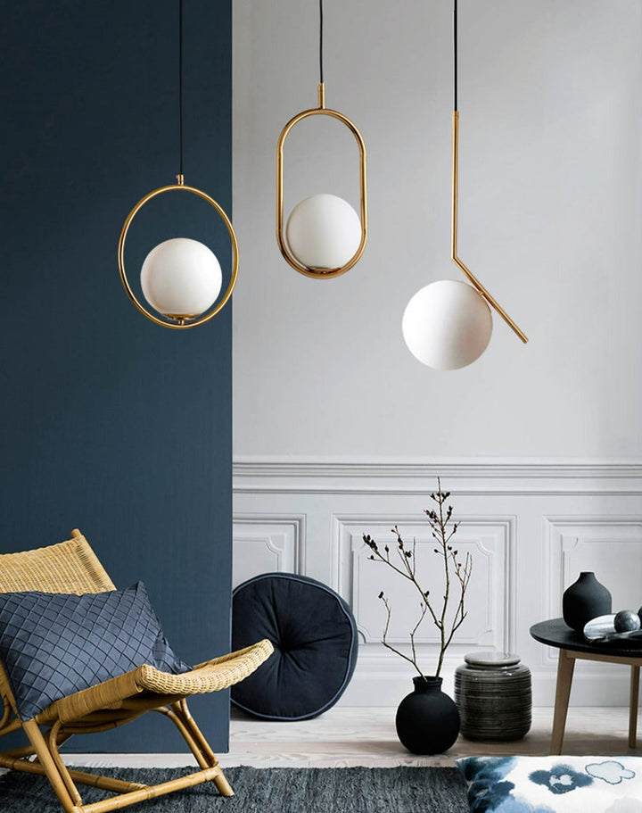 Modern Nordic Glass Pendant Lamps | Bowlift