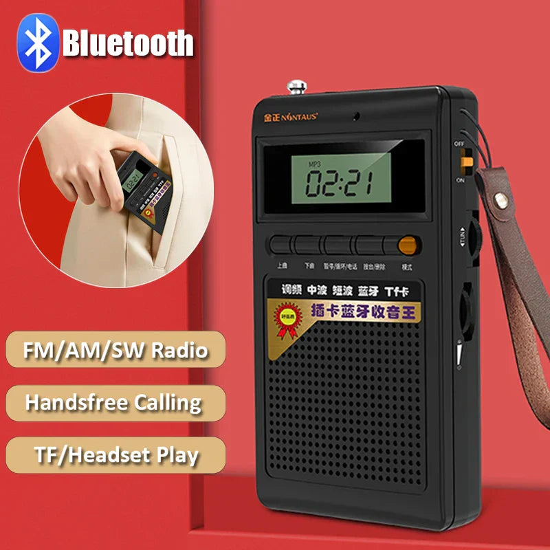 BowLift | Portable Bluetooth Radio and MP3 Player - SoundPocket Mini