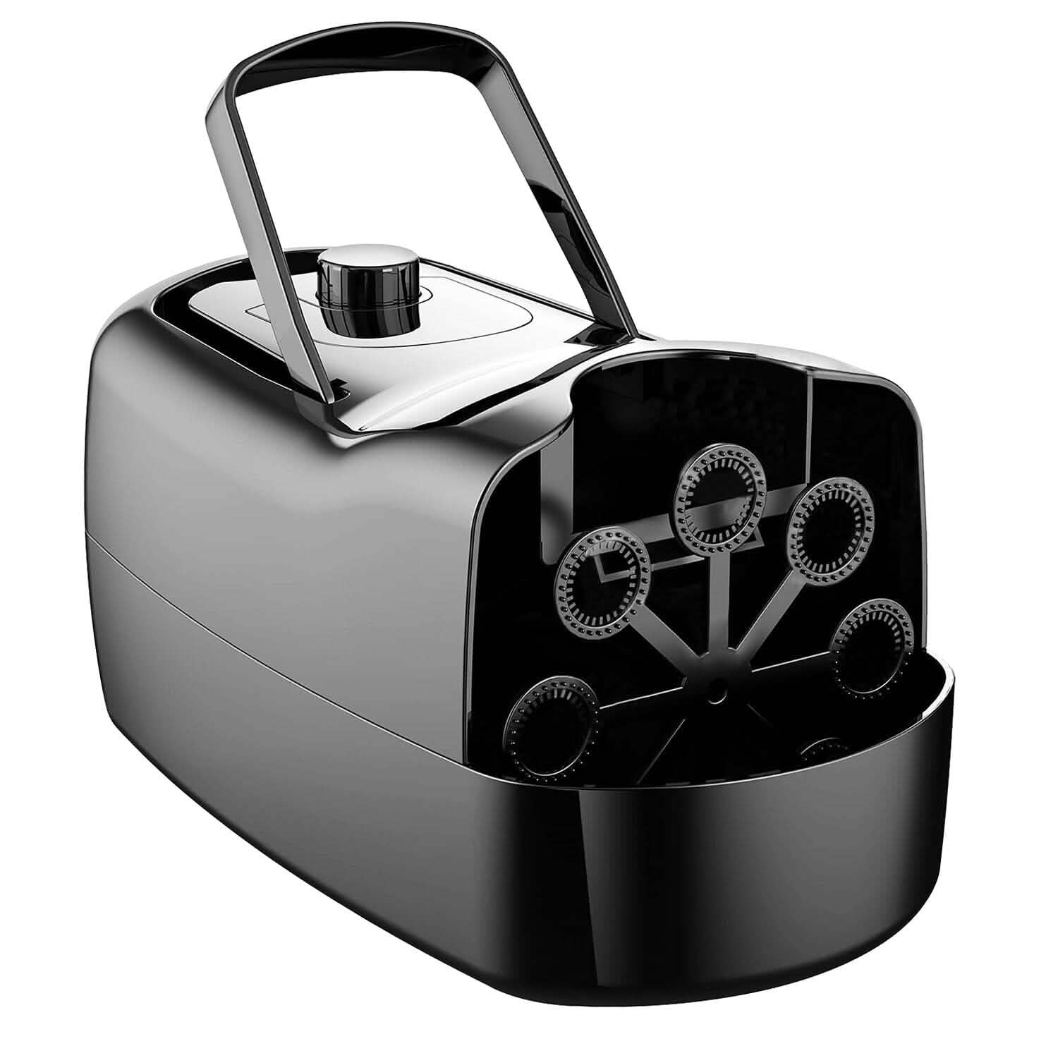 BowLift | Portable Bubble Machine with 2 Speeds Hand Grip 3000-4000 Bubbles per Minute Plug-powered Battery-powered