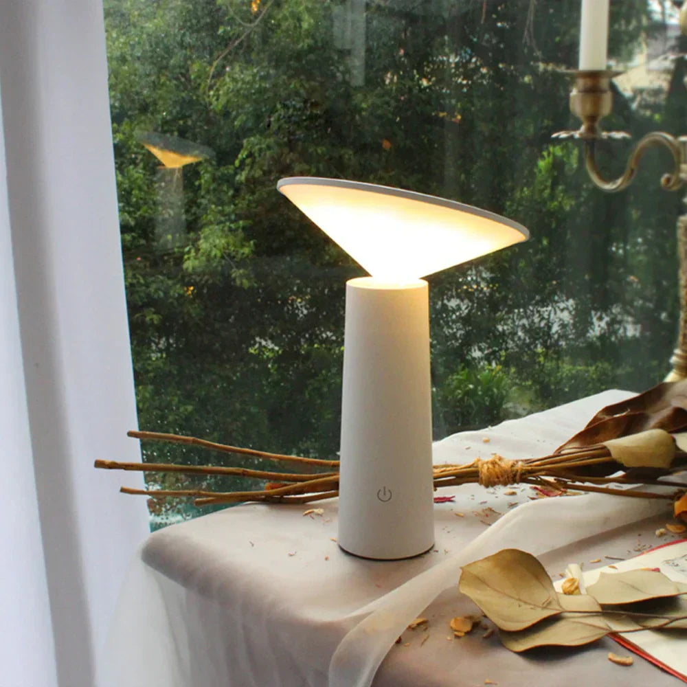 BowLift | Portable Dimmable Table Lamp - LumoFlex