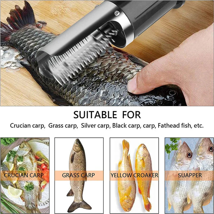 Portable Electric Fish Scraper Fish Scale Remover Cleaner Kitchen Tool | Bowlift