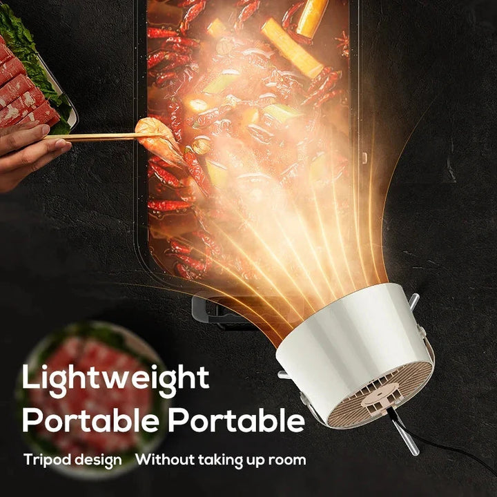 Portable Exhaust Fan Kitchen Hood Extractor Mini Suction Cooker Hood | Bowlift