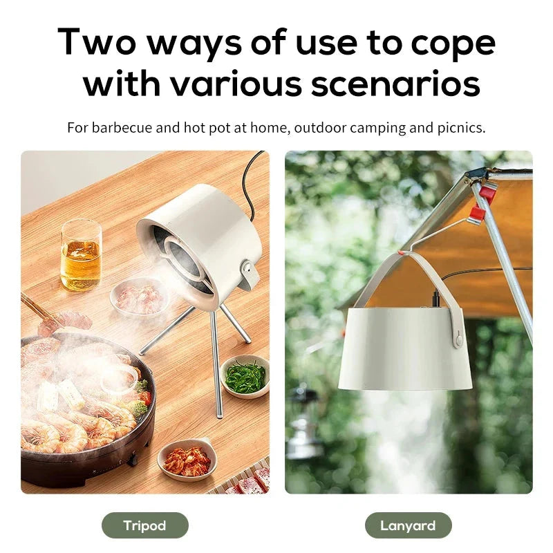 Portable Exhaust Fan Kitchen Hood Extractor Mini Suction Cooker Hood | Bowlift