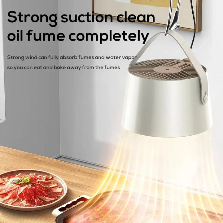 Portable Exhaust Fan Kitchen Hood Extractor Mini Suction Cooker Hood | Bowlift