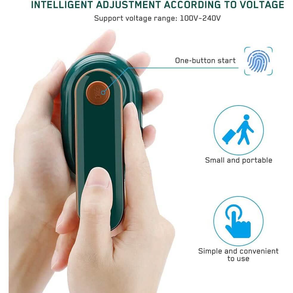 BowLift | Portable Handheld Steam Iron - Non-Stick Ceramic Sole
