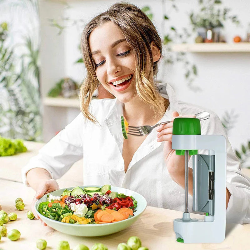 Portable Manual Vegetable Peeler Multi-Function Round Sheet Fruit Slicer | Bowlift