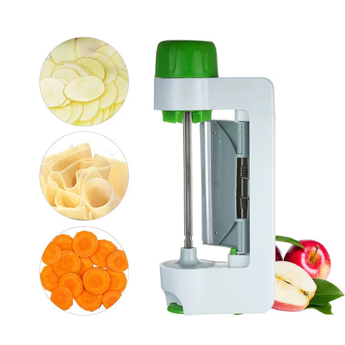 Portable Manual Vegetable Peeler Multi-Function Round Sheet Fruit Slicer | Bowlift