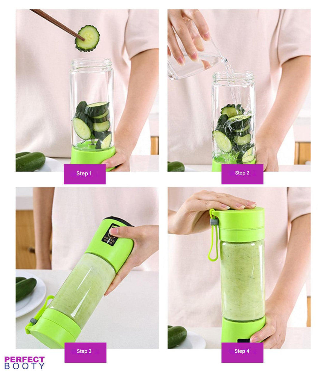 BowLift | Portable Smoothie Maker with Drink Function - FreshBlend To-Go