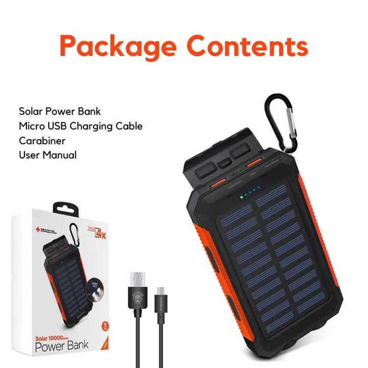 BowLift | Solar Power Bank Waterproof Portable Charger