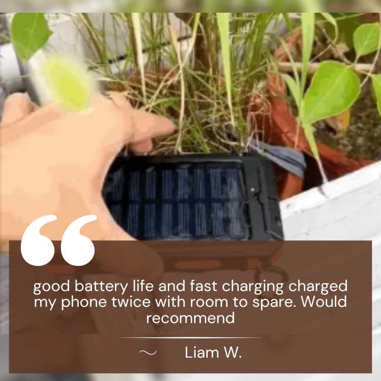 BowLift | Solar Power Bank Waterproof Portable Charger
