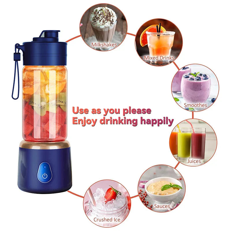 Portable USB Charge Electric Juicer Mini Blender Fruit Squeezer Mixer | Bowlift