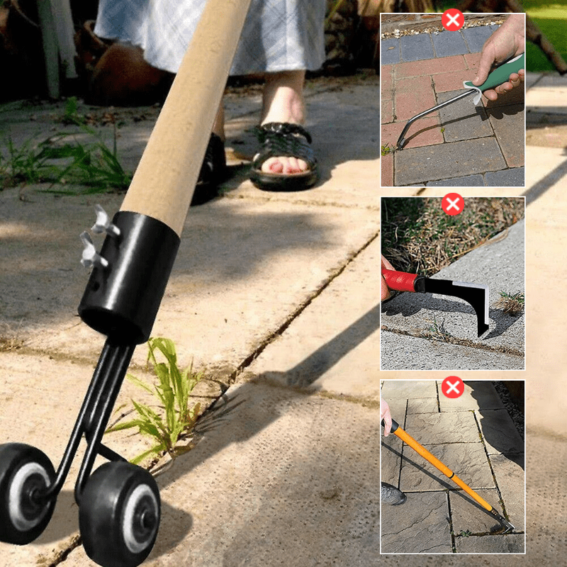 BowLift | CreviceClear Stand – Iron Weeder for Sidewalks and Driveways