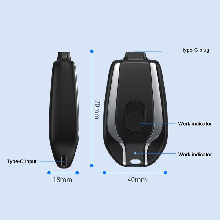 BowLift | Power Banks Portable Type-C Keychain