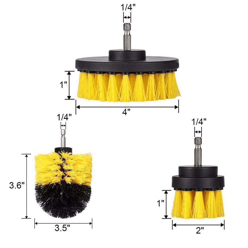 BowLift | Power Cleaning Scrub Brush (Set of 3)