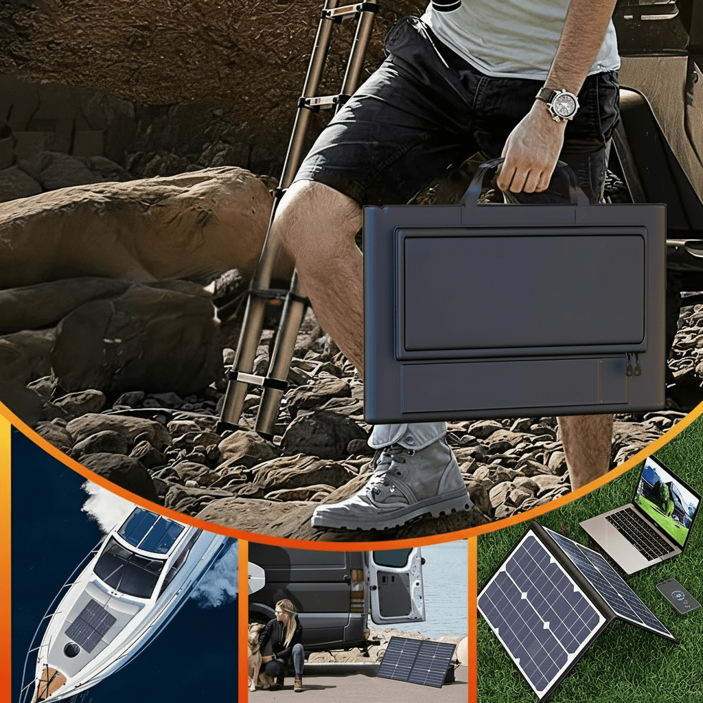 BowLift | PowerFold Elite – Foldable Solar Panel with MPPT Technology