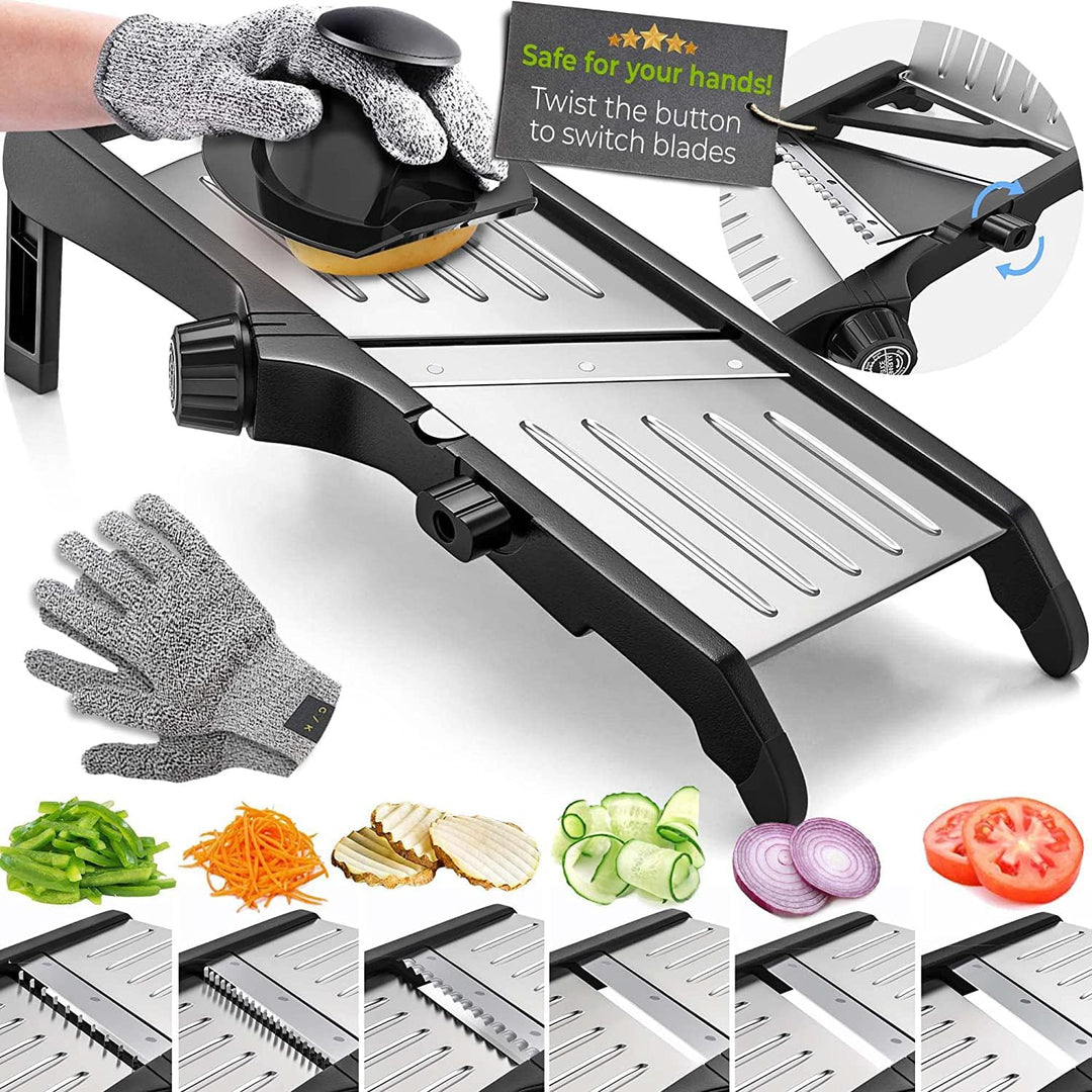 BowLift | Premium food slicer with cut-resistant gloves