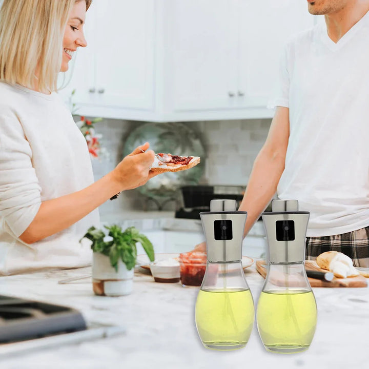 Premium Glass Oil Sprayer Dispenser for Cooking BBQ and Air Fryer | Bowlift