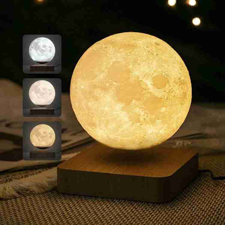 BowLift | Floating Magnetic Moon Lamp with 3D Print and LED Lighting