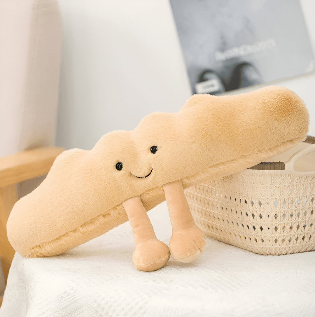 Plush Pretzel – Soft Cuddle Pillow in Breakfast Design | Bowlift