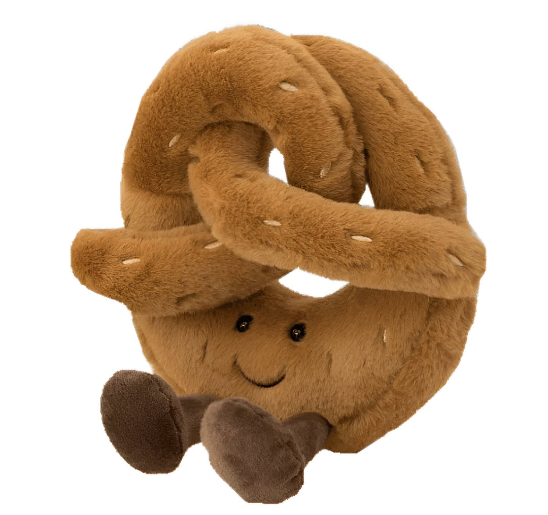 Plush Pretzel – Soft Cuddle Pillow in Breakfast Design | Bowlift