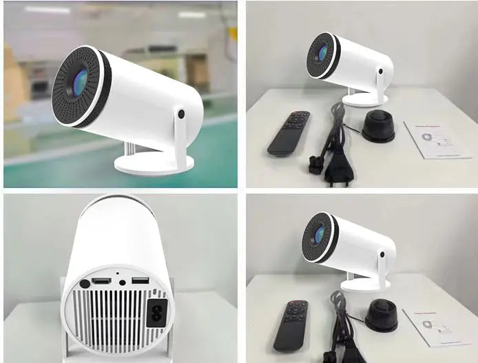 BowLift | VisionCast 130X – Portable Mini Projector with Android 12 and 130 Inch Projection