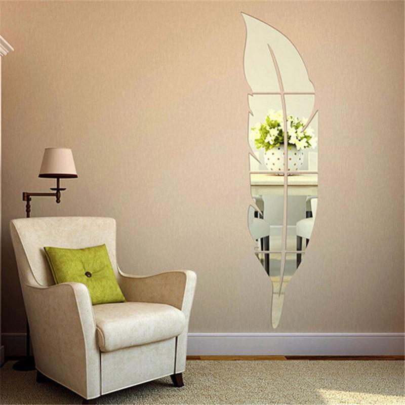 BowLift | Peel and Stick Feather Mirror