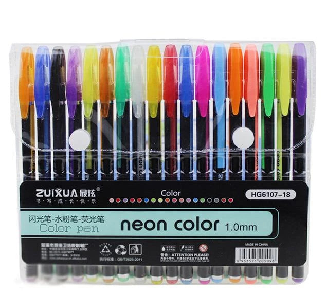 Glitzerly Glitter Gel Pens Set | Bowlift
