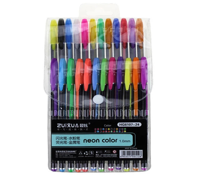 Glitzerly Glitter Gel Pens Set | Bowlift