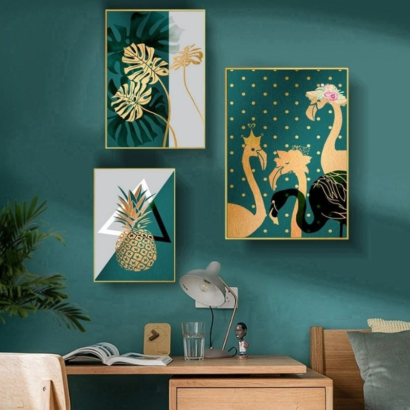 Nature In Different Shapes - Canvas Wall Art Painting | Bowlift