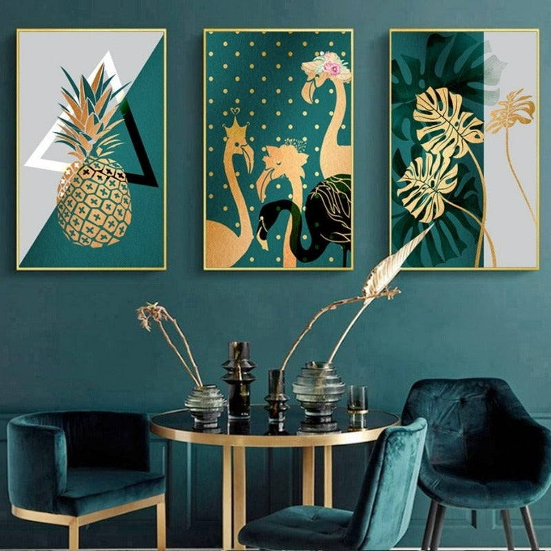 Nature In Different Shapes - Canvas Wall Art Painting | Bowlift