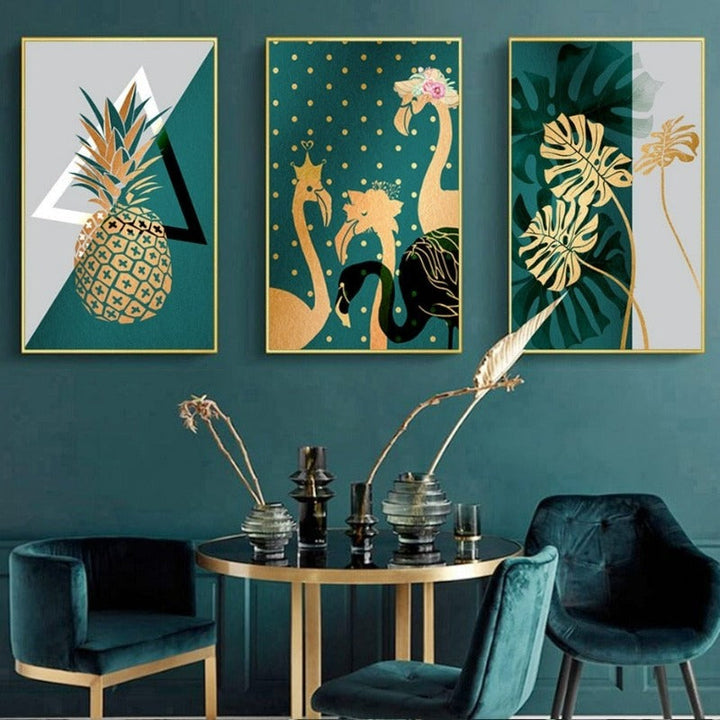 Nature In Different Shapes - Canvas Wall Art Painting | Bowlift