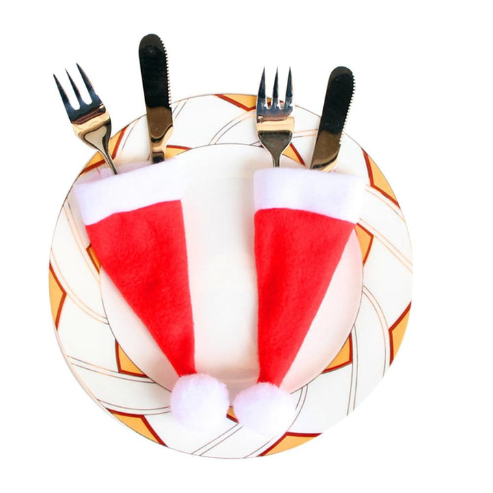 Santa Hat Cutlery Pocket | Bowlift