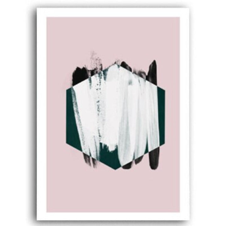Pink Watercolor Ink - Canvas Wall Art Painting | Bowlift