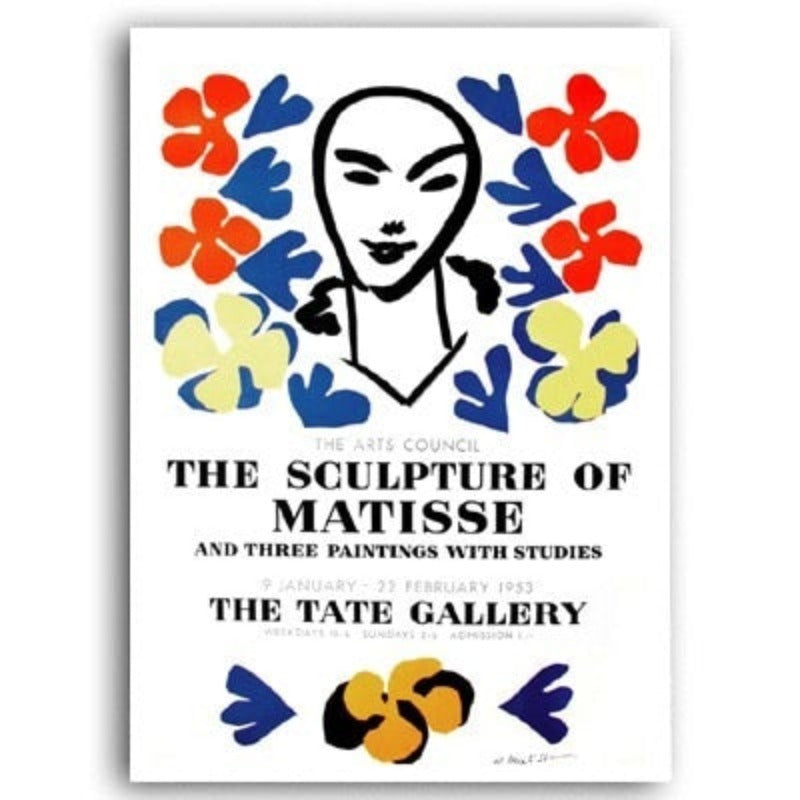Vintage Abstract Matisse Retro Line Figure Europe Oil | Bowlift