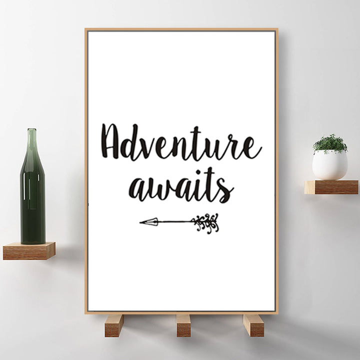 Adventure Awaits Arrow - Canvas Wall Art Painting | Bowlift