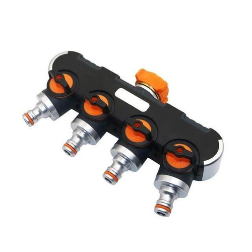 BowLift | 4-way Garden Hose Faucet Splitter Connector