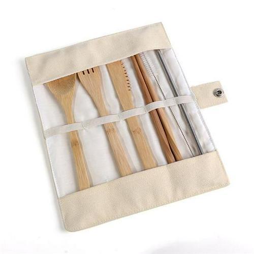 BowLift | 6 Pc Bamboo Travel Cutlery Set