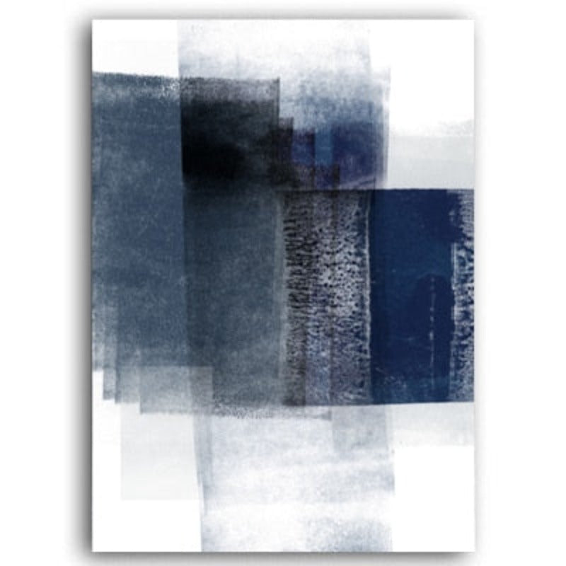 Abstract Watercolor Impressions - Canvas Wall Art Painting | Bowlift