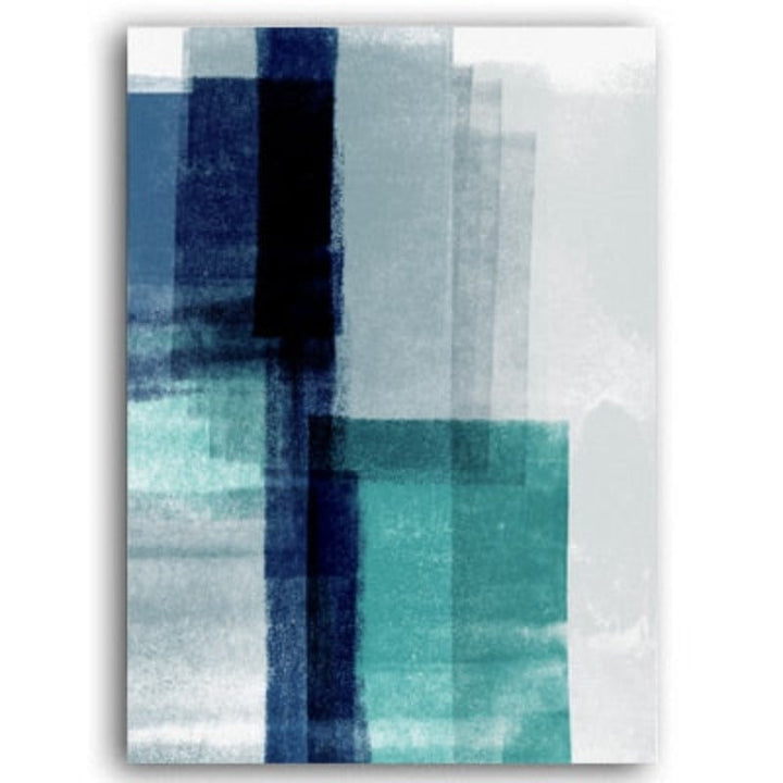 Abstract Watercolor Impressions - Canvas Wall Art Painting | Bowlift