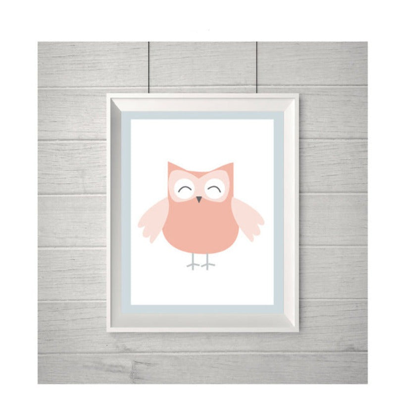 Love Owl - Canvas Wall Art Painting | Bowlift