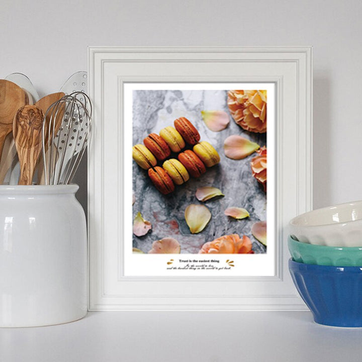 Modern Cake Dessert - Canvas Wall Art Painting | Bowlift