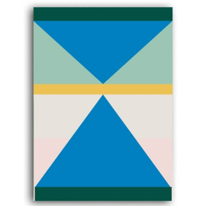 Colorful Triangles - Canvas Wall Art Painting | Bowlift