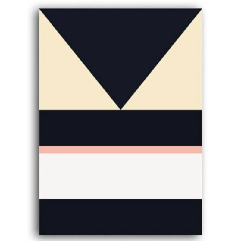 Colorful Triangles - Canvas Wall Art Painting | Bowlift