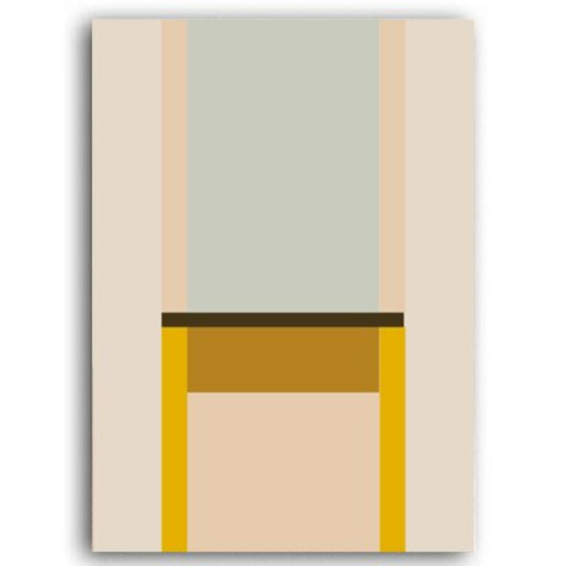 Colorful Triangles - Canvas Wall Art Painting | Bowlift